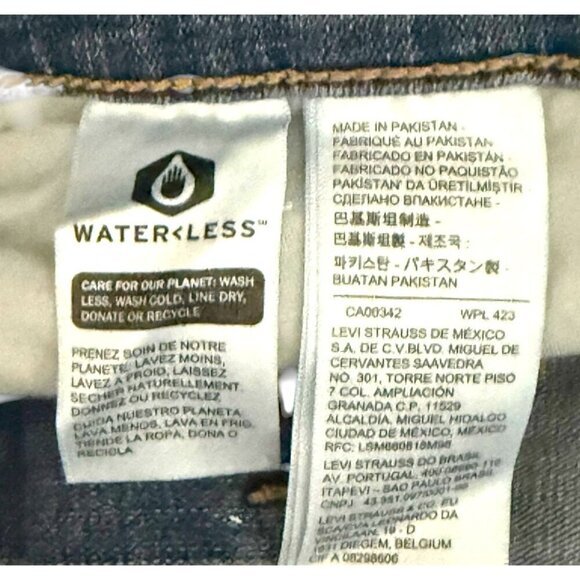 Levis 315 Womens High Rise Shaping Denim Bootcut Jeans Sz 34 x 32 New - Picture 10 of 11